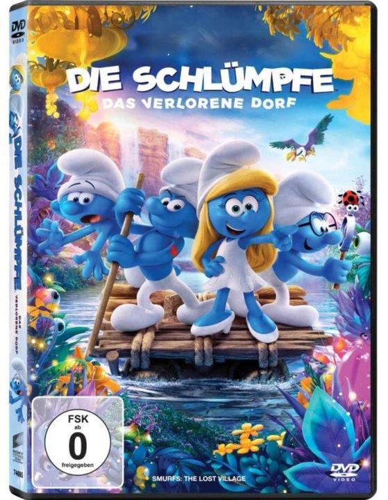 Actual product image Sony The Smurfs - The Lost Village (DVD, 2017, German)