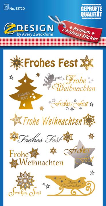 Produktbild Z-Design Weihnachtssticker (10 Sticker)
