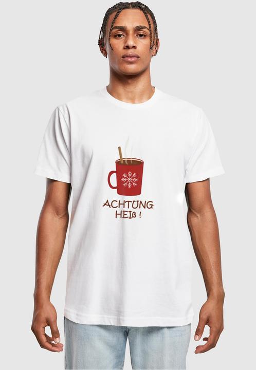 Produktbild Merchcode Achtung heiss T-Shirt Round Neck - 113287 (M)
