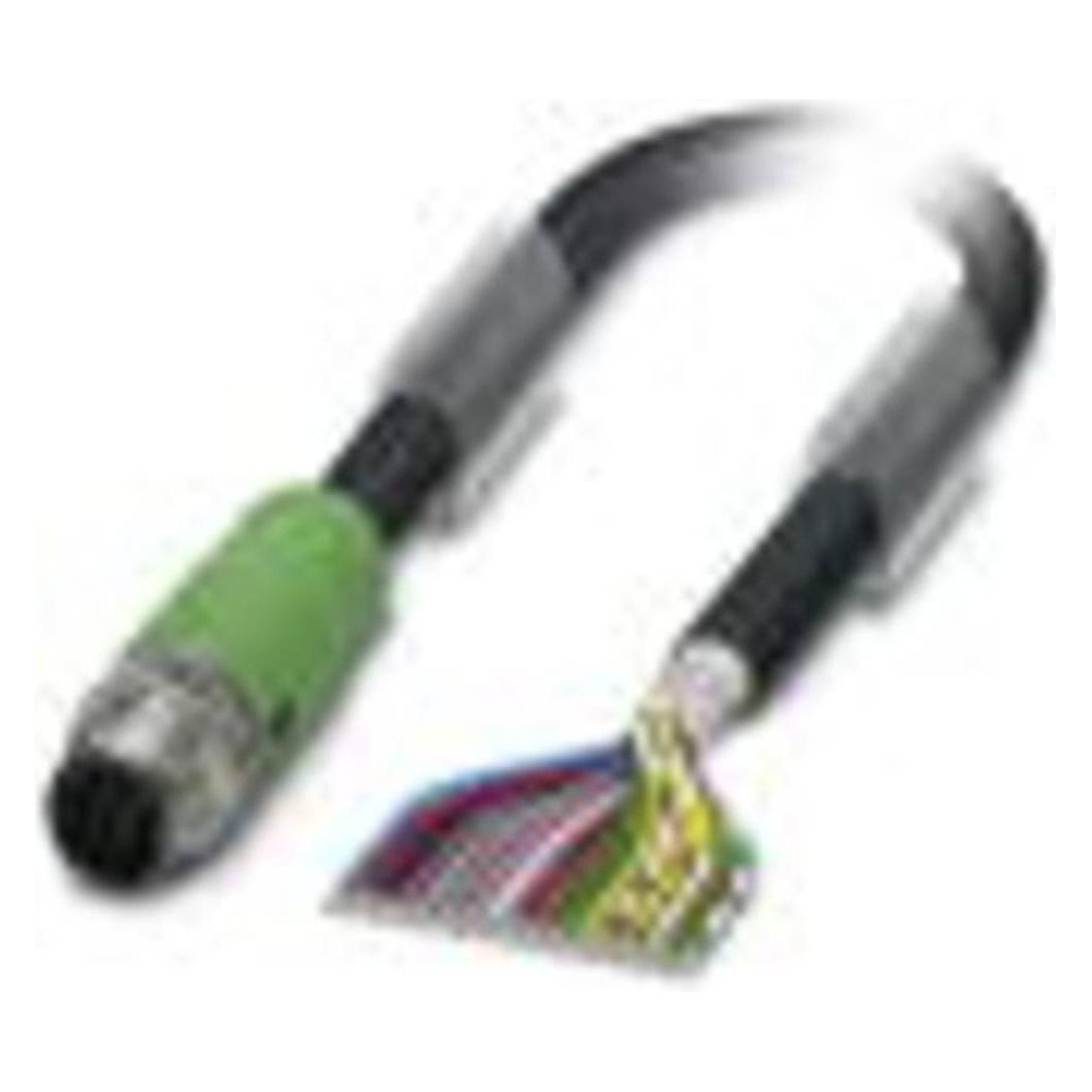 Phoenix Contact 1430239 Sensor-/Aktuatorkabel 10 m Schwarz, Elektronikkabel + Stecker, Schwarz