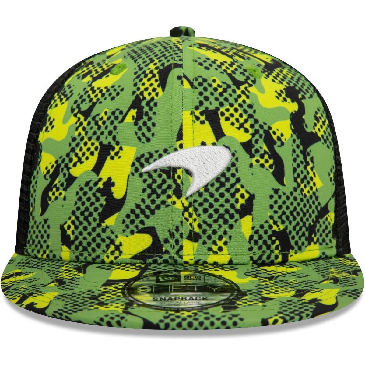 Thumbnail - New Era, Herren, Cap, 9Fifty Mesh Snapback Cap - McLaren Racing camo - S/M, Schwarz, (M)