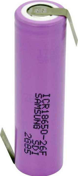 Samsung ICR18650-26 ZLF (1 pcs., 18650, 2550 mAh)