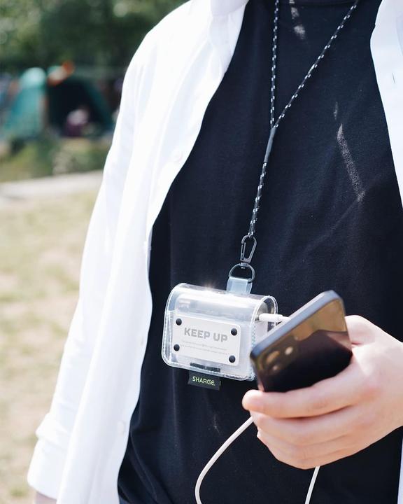 Produktbild Sharge Transparente Tasche für Powerbank (Flow Mini)