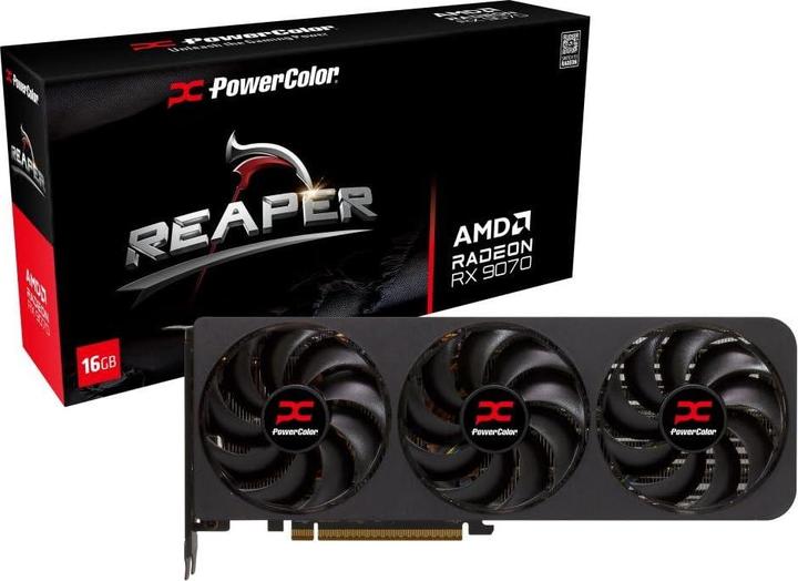 Actual product image Powercolor Radeon RX 9070 Reaper (16 GB, GDDR6)