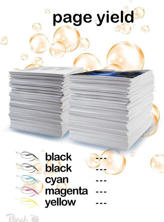 Produktbild Peach Tinte Canon PFI-102 BK, MBK, C, M, Y (BK, C, M, MBK, Y)