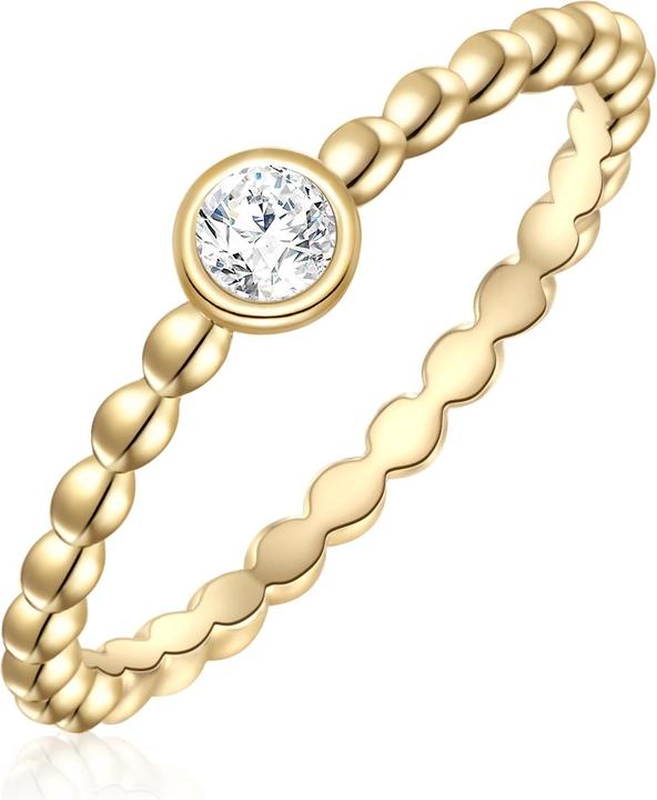 Immagine prodotto Glanzstücke München Donna Argento Sterling Cubic Zirconia Oro Giallo - 28487 (56, 925 Argento)