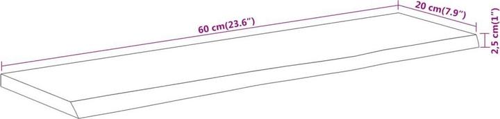 Actual product image vidaXL Wandregal