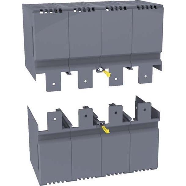 Hager, Zubehör Elektroinstallation, Klemmenabdeckung fürAnschlussverlängerung x630/P630 4P HYW022H