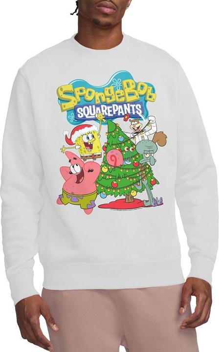 Immagine prodotto Spongebob Squarepants Felpa Albero di Natale Adulto Unisex (S)