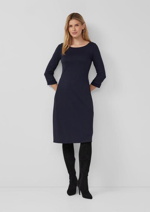 Produktbild s.Oliver Kleid Kleid aus Interlockjersey mit 3/4-Ärmeln (48)