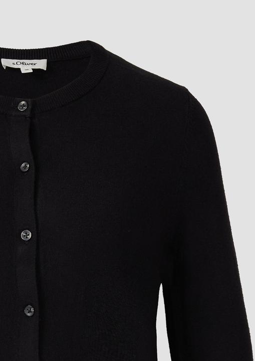 Produktbild s.Oliver Strickjacke Feinstrickcardigan aus Viskosemix (48)