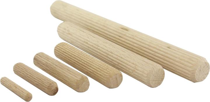 Actual product image Jowe Wooden dowel ø 6 mm Wooden dowel Length 30 mm Dowel rods beech Contents 1000 pieces (1000 pcs.)