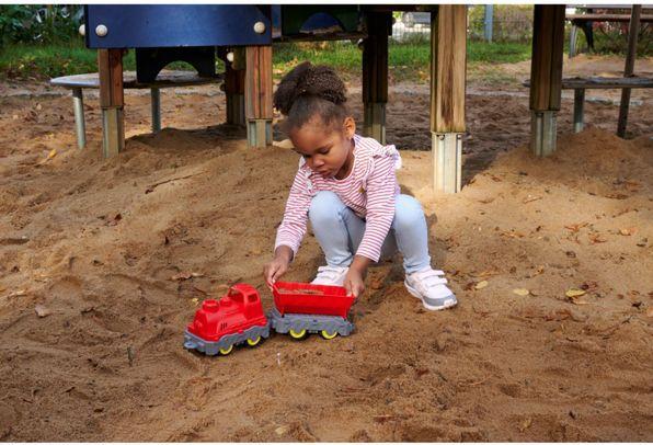 Actual product image BIG Power Worker Mini train with wagon