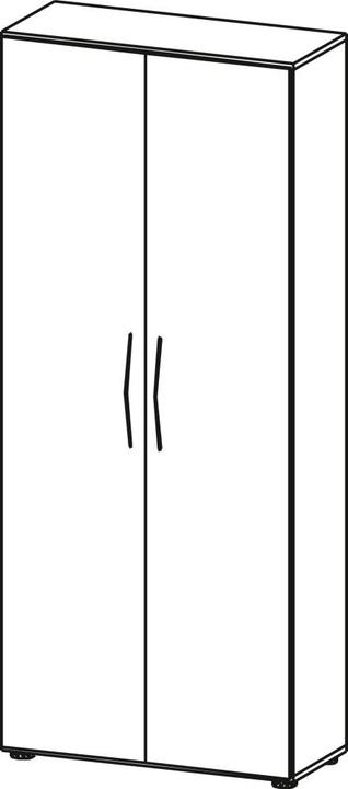 Immagine prodotto Hammerbacher Base (80 x 34.60 x 188 cm)