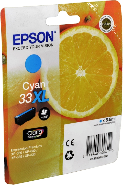 Epson 33XL Claria Premium (C)