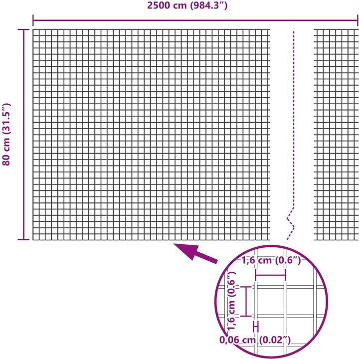 Produktbild vidaXL Gartenzaun
