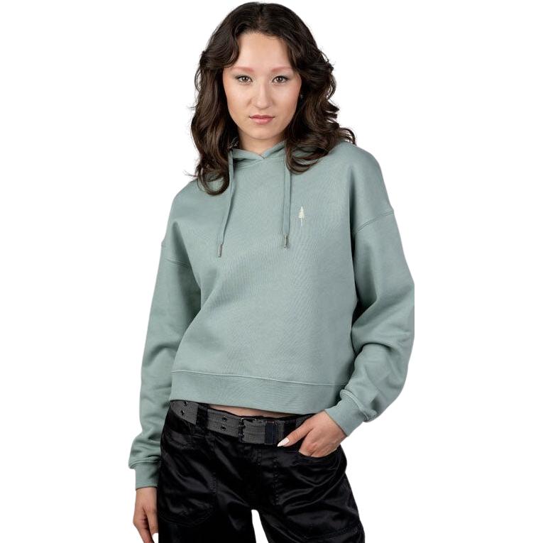 Thumbnail - Nikin, Damen, Pullover, TreeHoodie Relaxed Women Turquoise, Grau, Türkis, (XS)