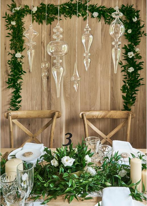 Produktbild Partydeco Tischkarte Nummern 26 cm, 10 Stück, Schwarz (10 Stk.)