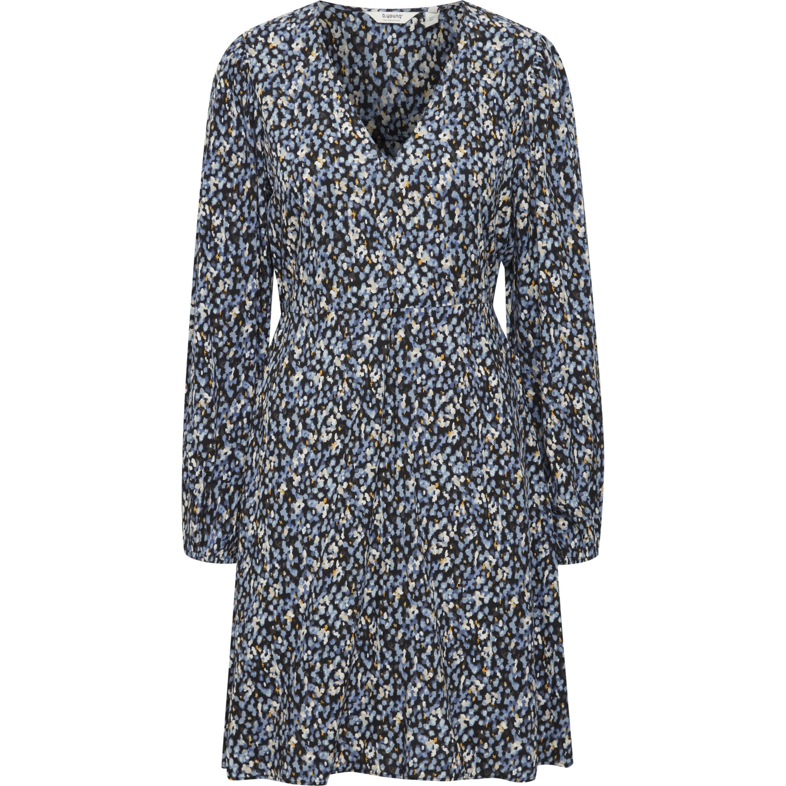 B.young, Damen, Kleider, hemdkleid josa, Grau, (38)