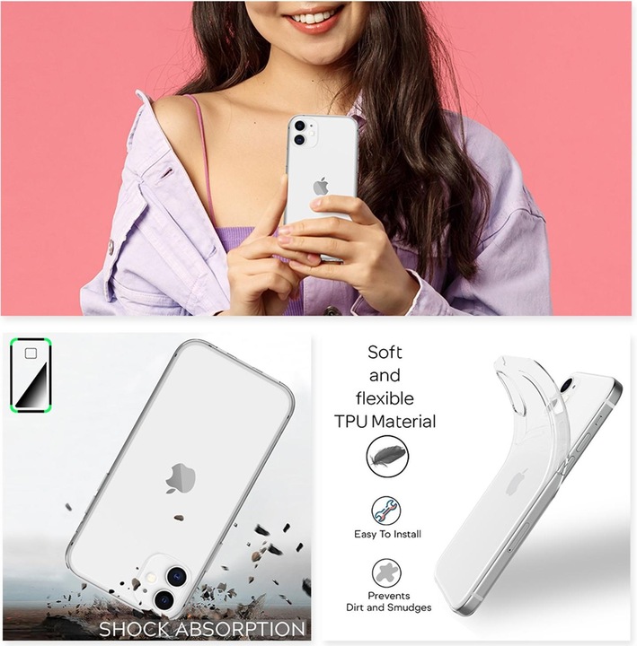 Actual product image Nalia Protective cover (Apple iPhone 12 mini)
