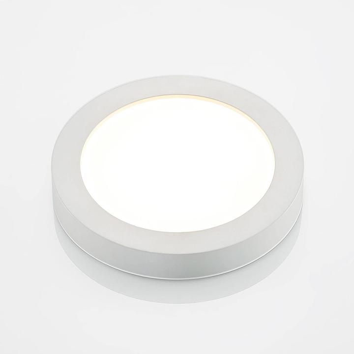 Image du produit Prios Edwina LED plafonnier, blanc, 24,5 cm (1740 lm)