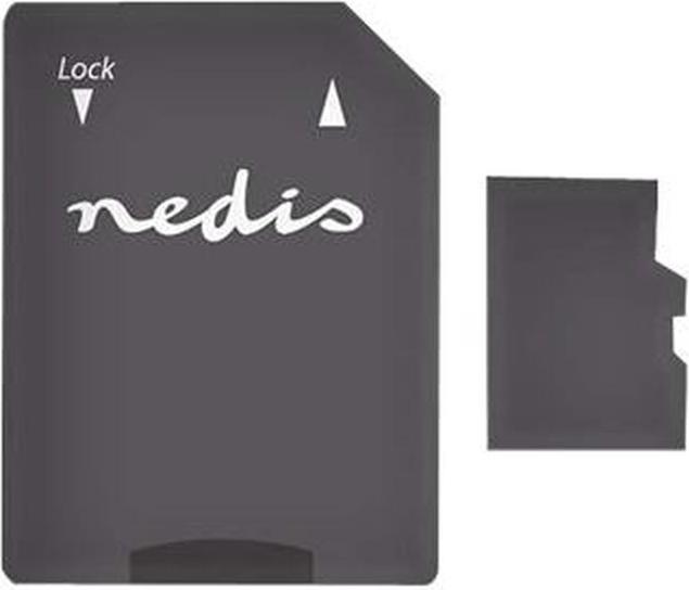 Produktbild Nedis Speicherkarte - MicroSDXC-64 GB - Schreibegeschwindigkeit: 90 MB/s - Lesegeschwindigkeit: 45 M (64 GB, microSDXC, UHS-I)