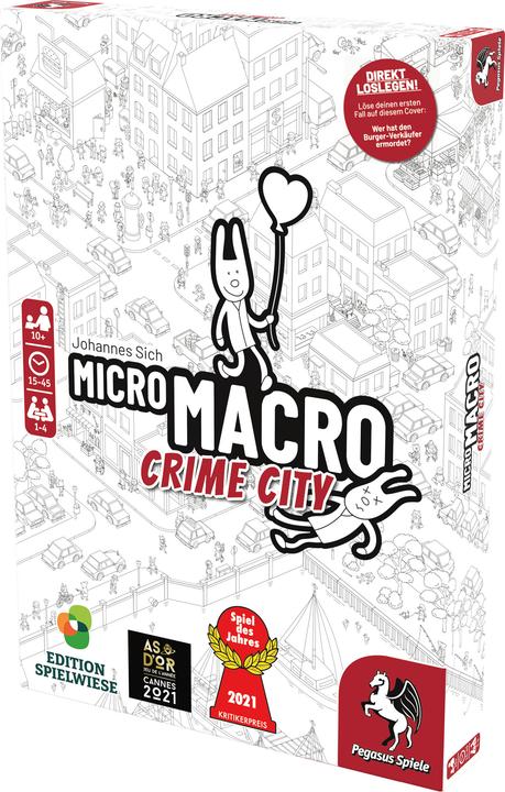 Edition Spielwiese MicroMacro: Crime City (German, 1 - 4 Players)