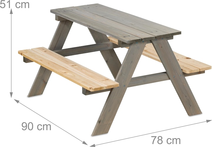 Actual product image Relaxdays Children's picnic set