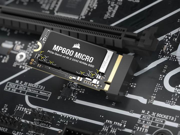 Image du produit Corsair MP600 MICRO 2TB NVMe PCIe M.2 2242 SSD (2000 Go, M.2 2242)