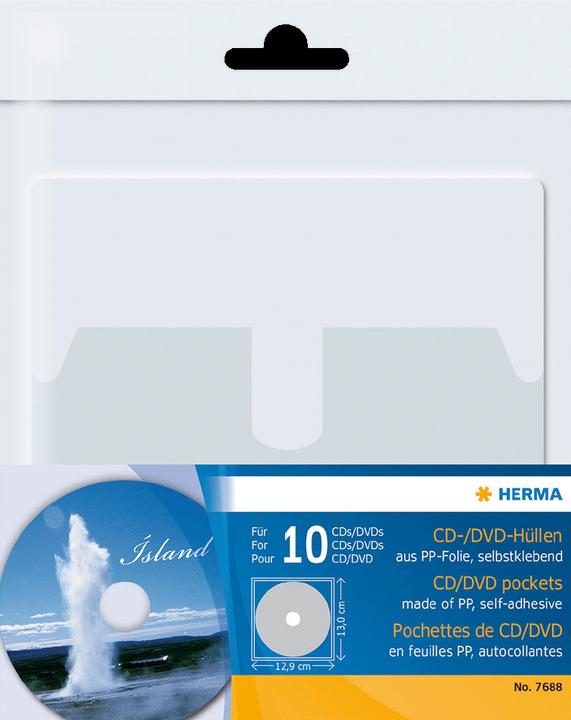 Produktbild Herma CD/DVD Hüllen