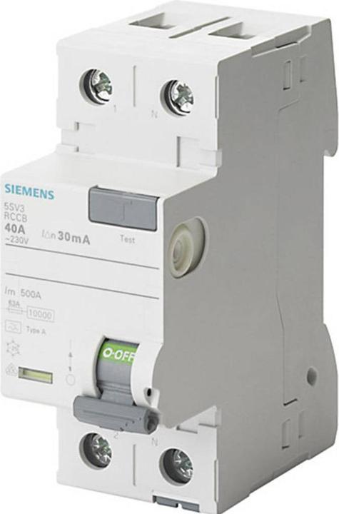 Image du produit Siemens RCCB Type A 25A 1+N-pole 30mA 230V 2mW