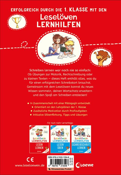 Immagine prodotto Leselöwen Lernhilfen - Schreiben lernen - 1. Klasse (Tedesco, Christiane Wittenburg, Dominik Rupp, 2023)