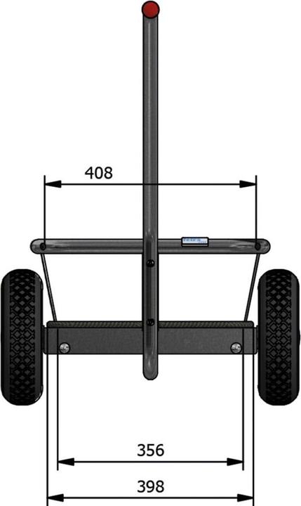 Actual product image Fetra Handcart 6091 pneumatic tyres