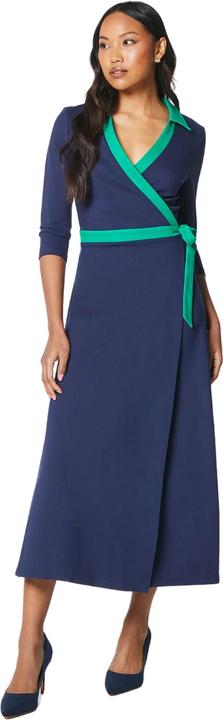 Image du produit Principles Womens/Ladies Contrast Ponte Wrap Dress (40)