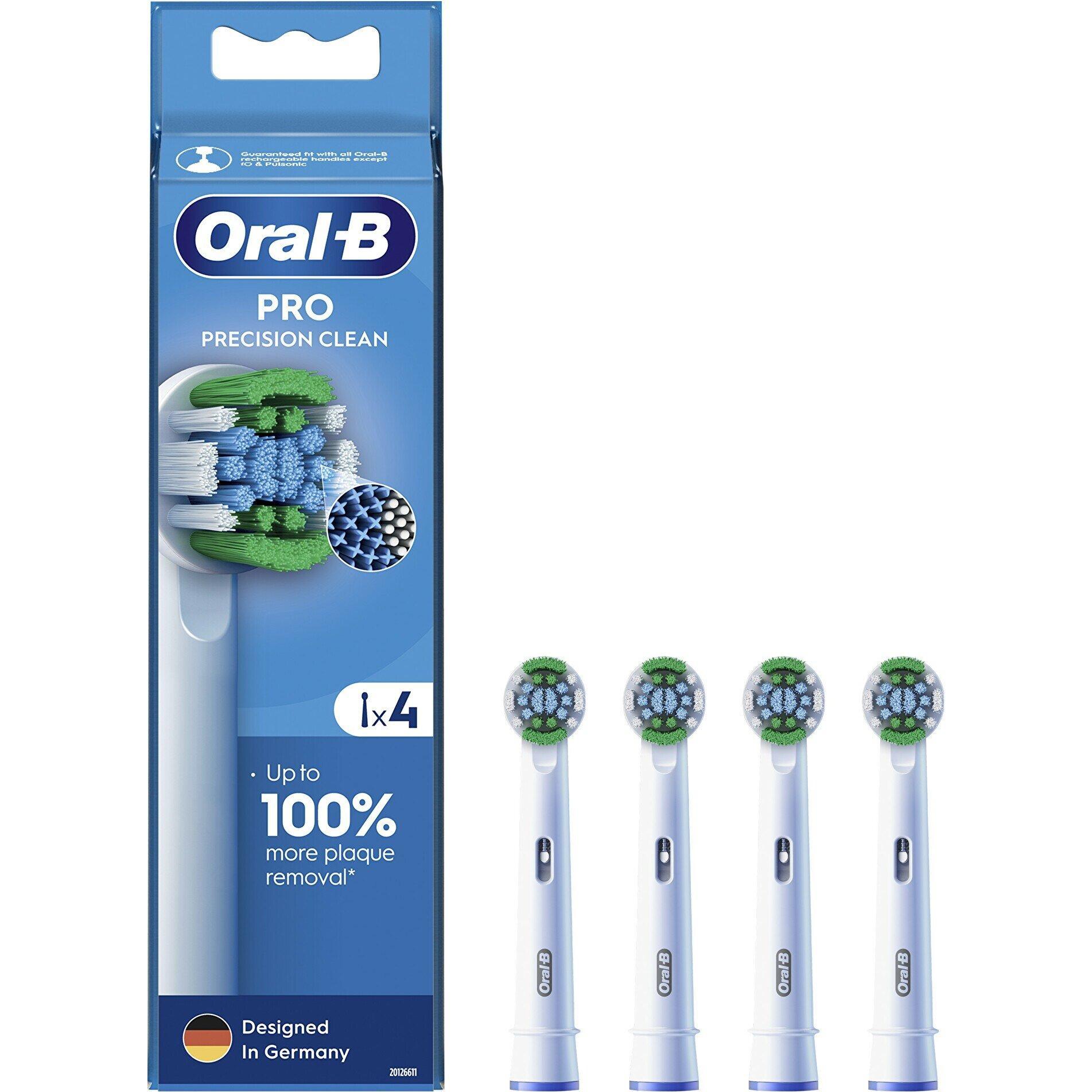 Oral-B, Testine per spazzolino, Pro Precision Clean (4 x)