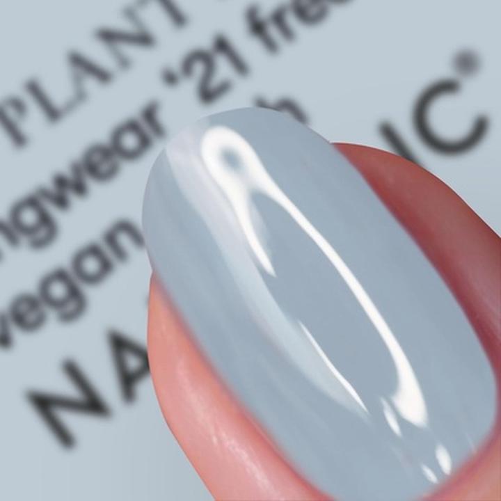 Immagine prodotto Nails Inc Nails.INC 73% Plant Power Smalto per unghie Fresh Air Don't Care Grey 14ml (Grigio, Smalto)