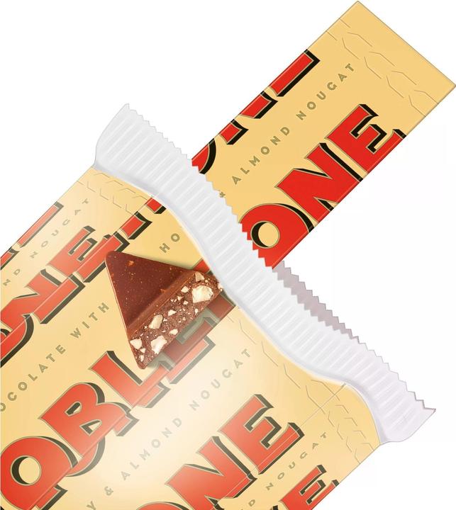 Actual product image Toblerone Milk chocolate with nougat (500 g)