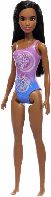 Immagine prodotto Barbie Mattel Κούκλα Beach Costume da bagno blu-viola για 3+ ετών HPV20