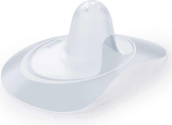 Actual product image NUK Breast caps to protect sensitive nipples, size M, 2 pieces, incl. protective box (One size)