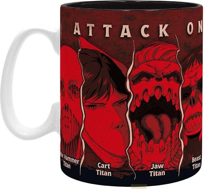 Image du produit ABYstyle L'Attaque des Titans - Les Titans (460 ml, 1 x)