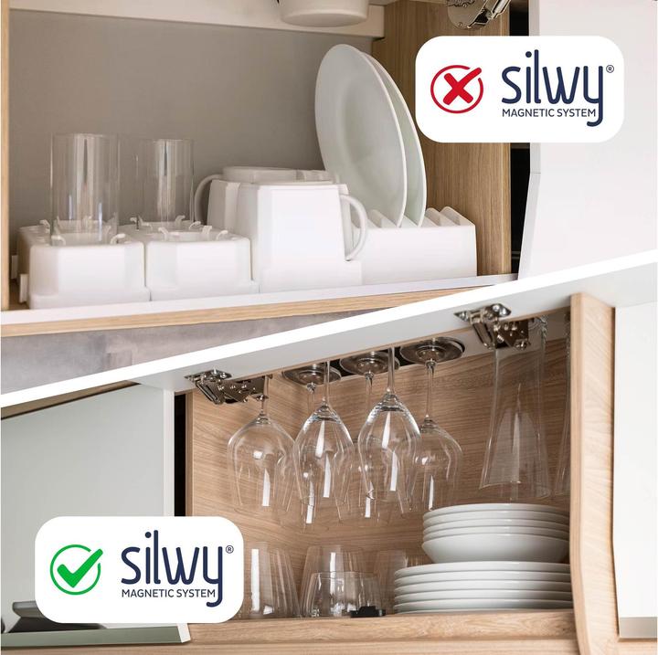 Actual product image Silwy Magnet-Kristallglas WEIN