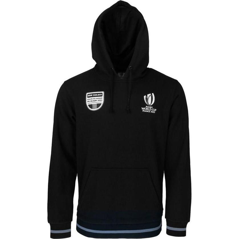 Sportfolio, Herren, Pullover, weat rugby nouvelle-zélande coupe du monde de rugby frankreich 2023, Schwarz, (S)