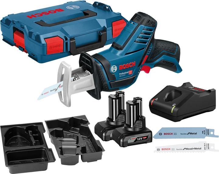 Bosch Hausgeräte Bosch Akku-Säbelsäge GSA 12V-14 / 2x 4,0 Ah Akku + Ladegerät in L