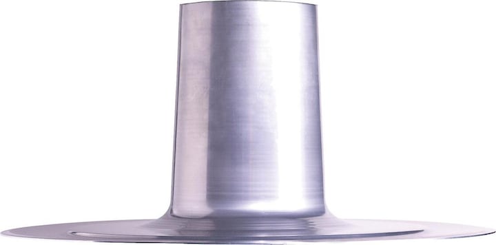 Image du produit Helios HELI FDP 125 Tuile en aluminium pour toit plat DN 125 mm pour lanterneau DH 125