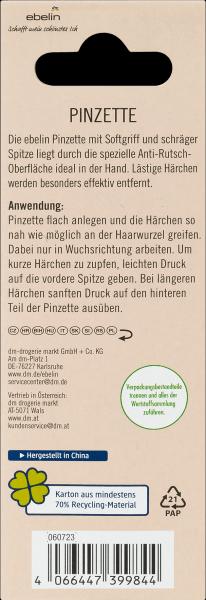 Produktbild dm ebelin Pinzette mit Softgriff