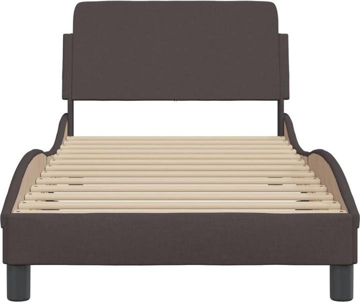 Actual product image VidaXL Bed frame with fabric headboard (90 x 190 cm)