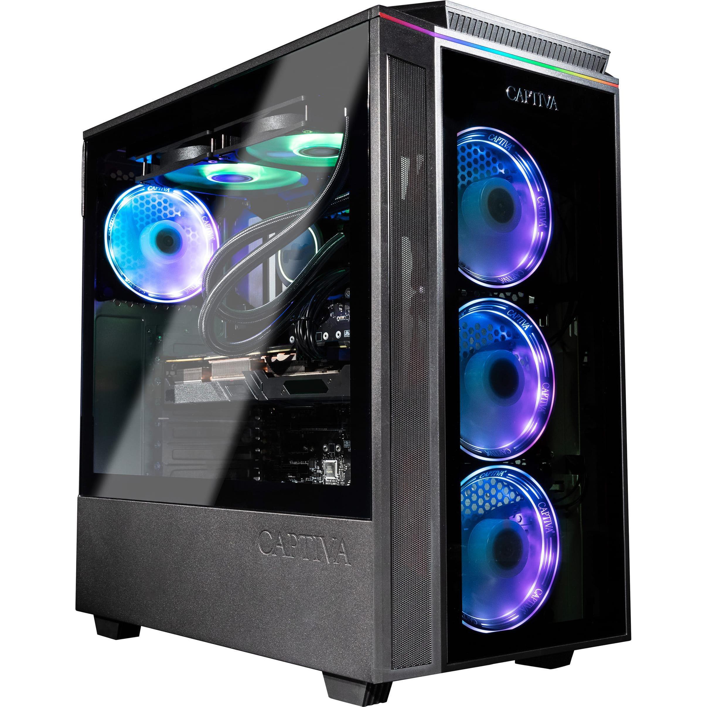 Captiva R73-685 (AMD Ryzen 7 7800X3D, 32 GB, 1000 GB, GeForce RTX 4070), PC, Schwarz