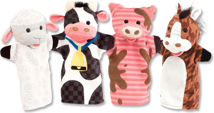 Melissa & Doug Farm Friends Hand Puppets