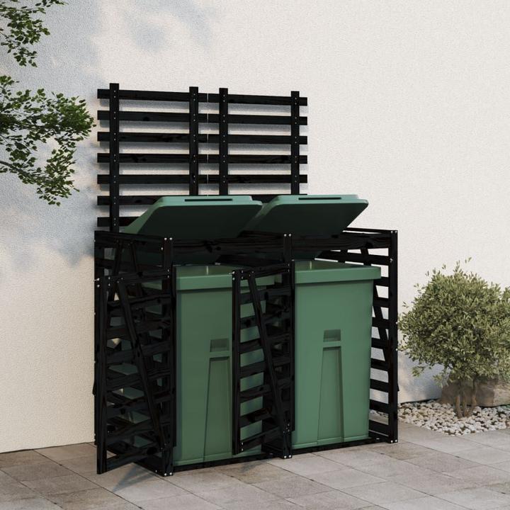 Produktbild vidaXL Mülltonnenbox für 2 Tonnen