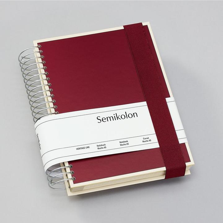 Image du produit Semikolon Mucho (A5, Blanc, Quadrillé, Non contraignant)